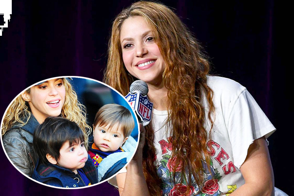 Shakira shows off her incredible figure as she enjoys bodyboarding with her sons