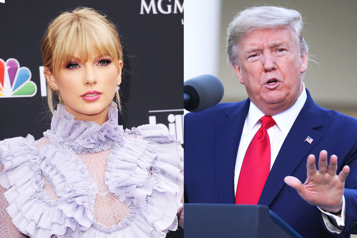 Taylor Swift slaps Trump saying "racial injustice deeply ingrained in government"