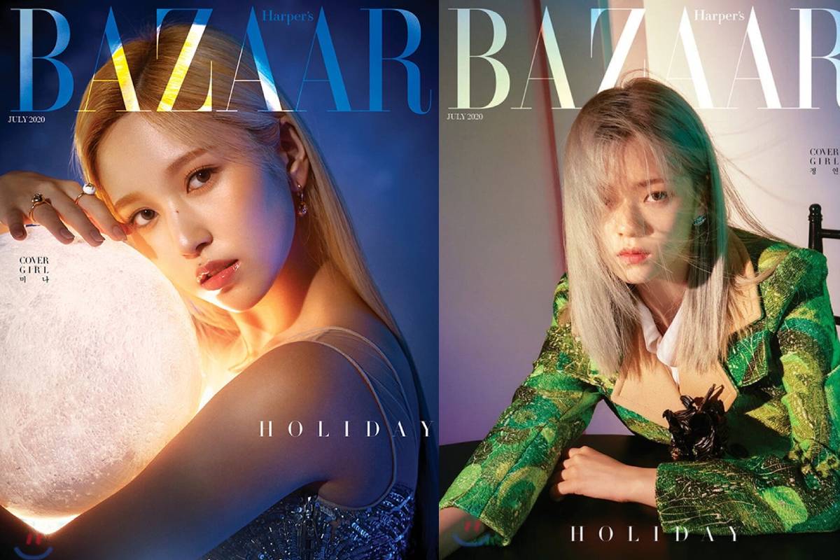 TWICE appears in 10 unique covers of Harper's Bazaar July edition
