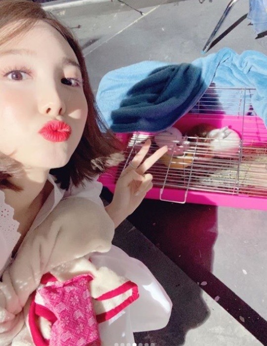 twice-nayeon-posts-with-cute-rabbits-4