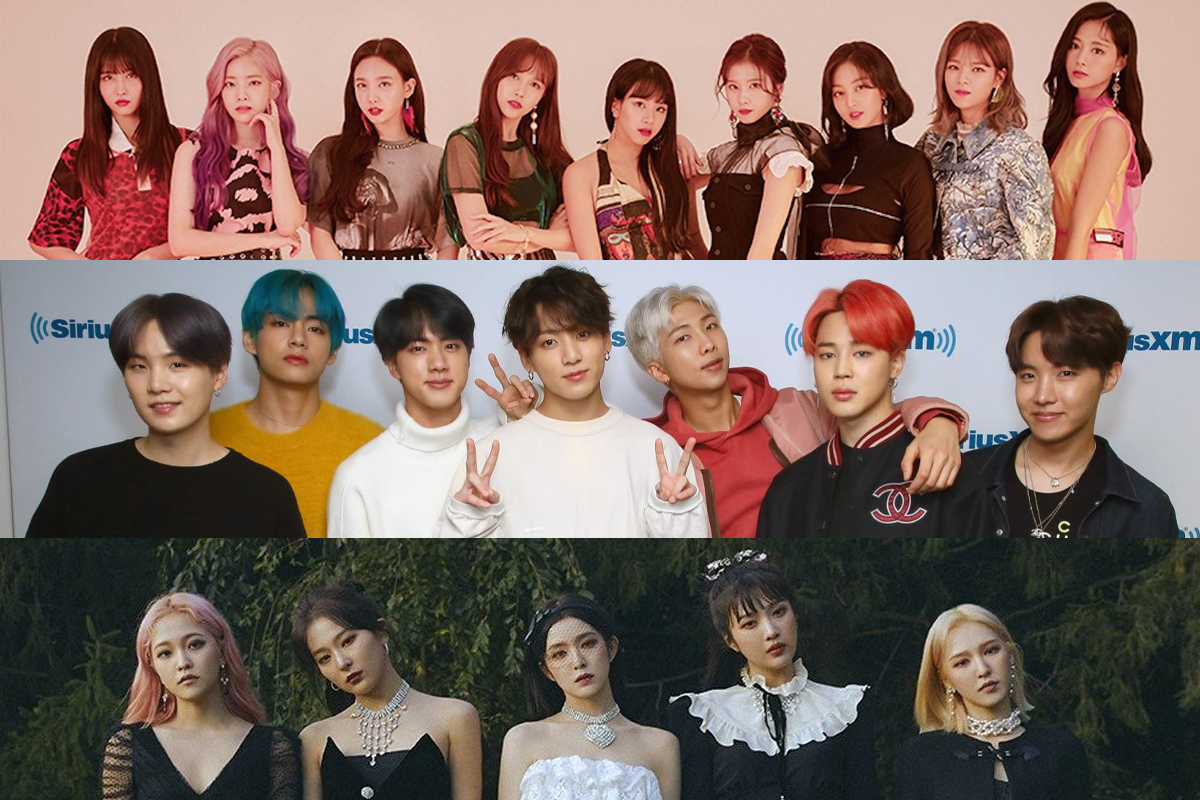 15 most searched K-Pop groups on Melon in first half 2020