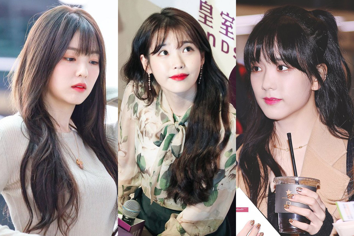 5 female idols with the best combination of long hair and bangs in K-Pop |  