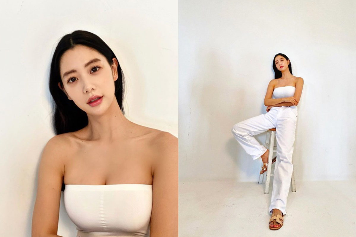 Clara reveals her pure beauty and hot body through white outfit