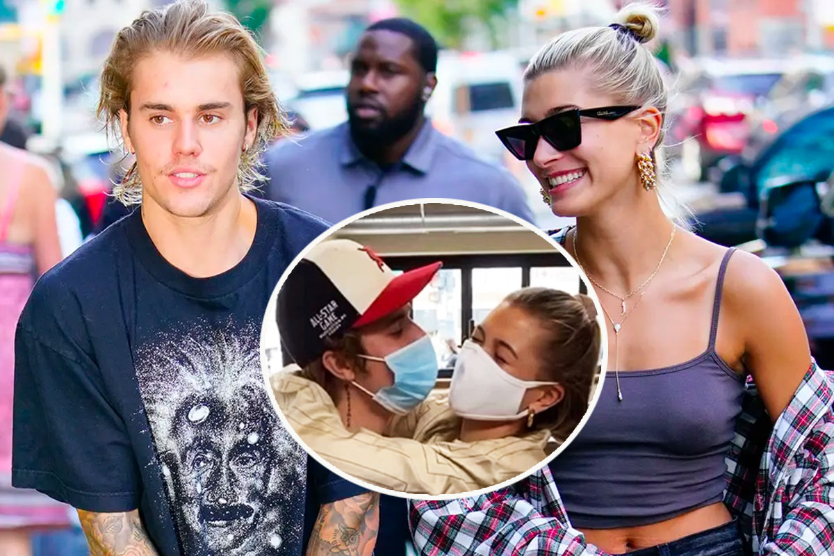 Justin Bieber sings for Hailey Baldwin and shares adorable masked-kiss