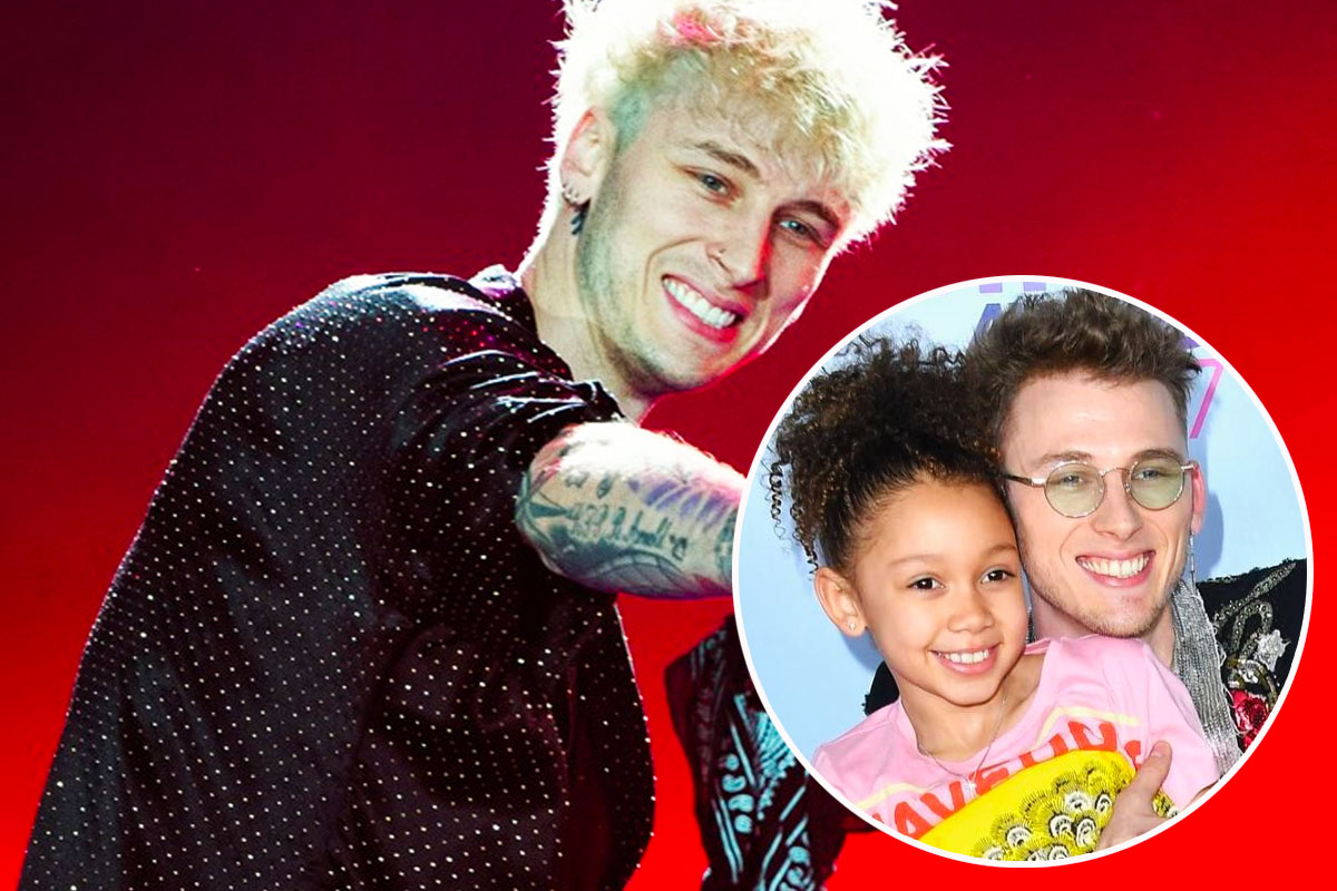 Machine Gun Kelly Hangs With Daughter After Date Night With Megan Fox