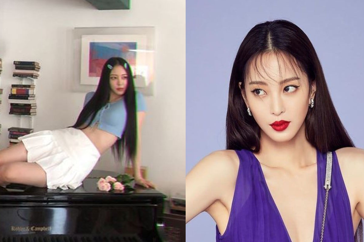 Netizens express when seeing Han Ye Seul poses lying on piano