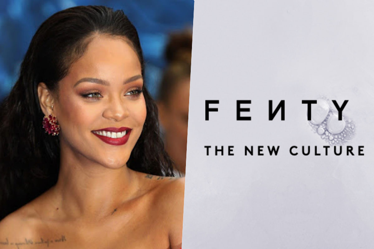 Rihanna advertises skincare cosmetics Fenty, fans ask for new album
