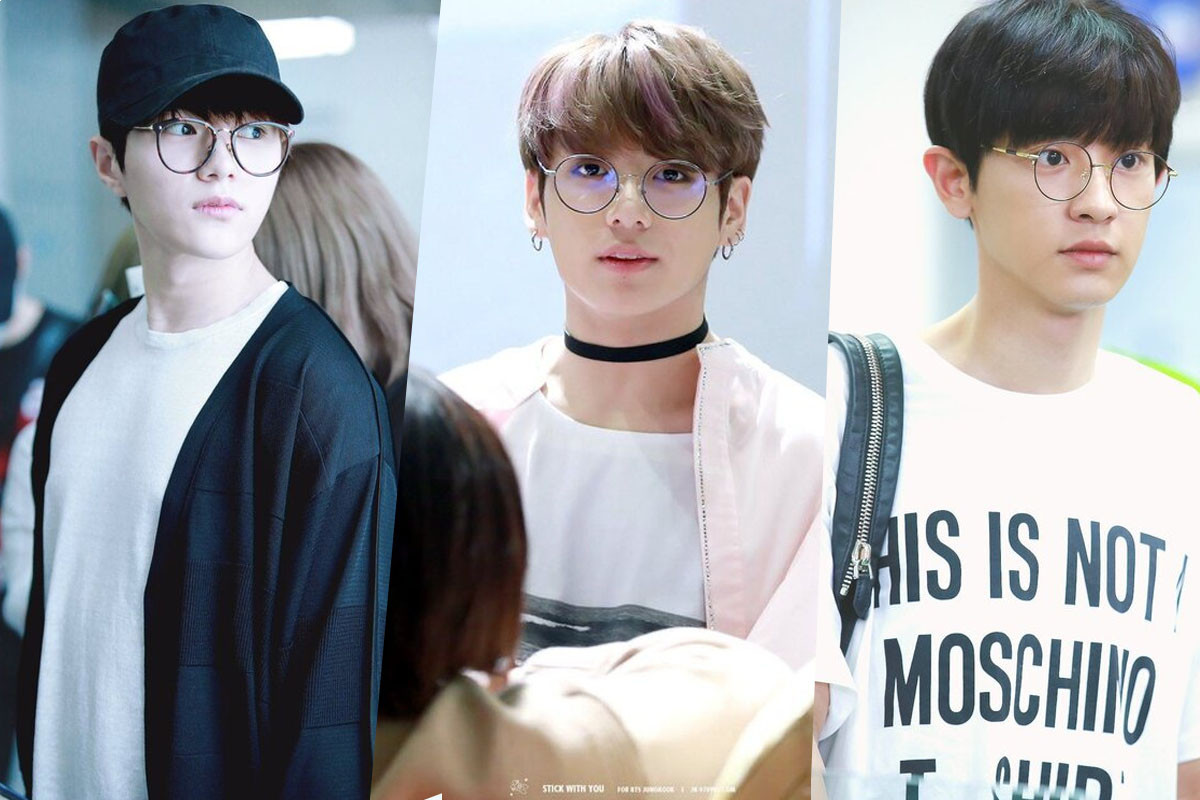 20 Kpop male idols become adorable when wearing glasses