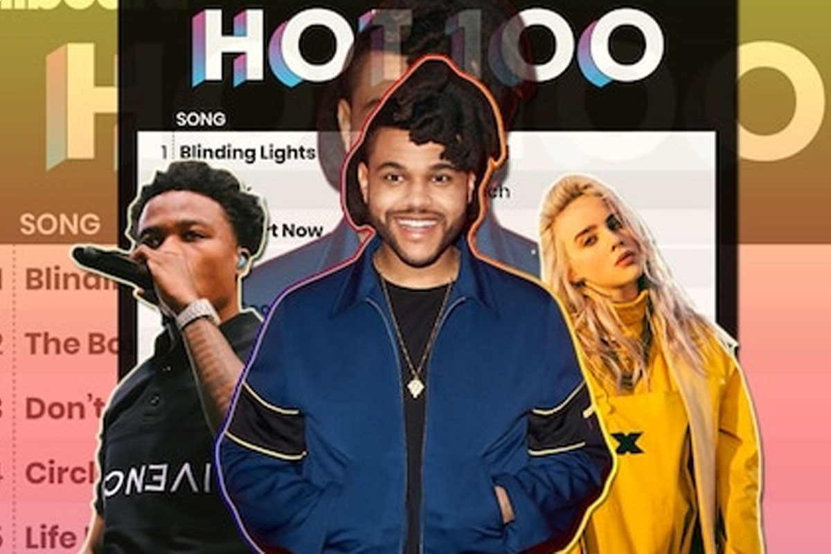 5 songs simultaneously 'upstream' that reached the Top 10 Billboard Hot 100