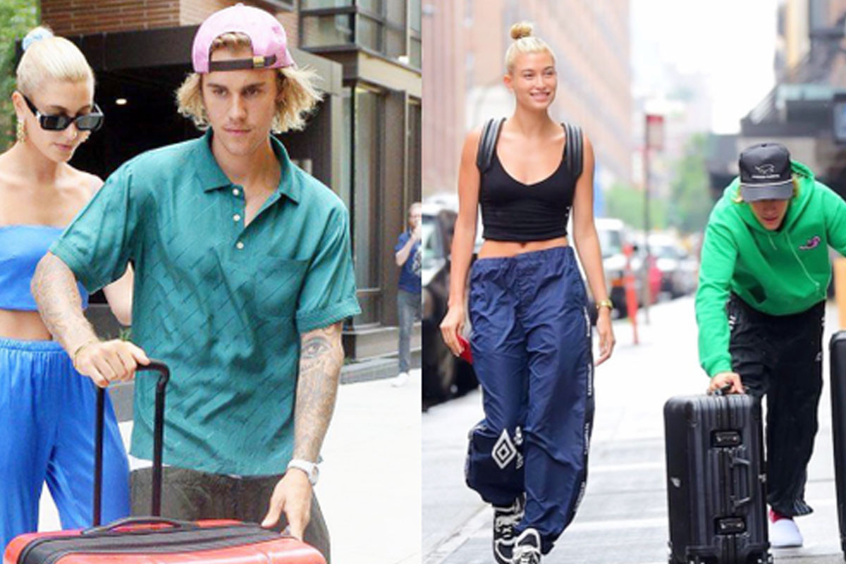 As a "pop prince", Justin Bieber to carry his wife's belongings