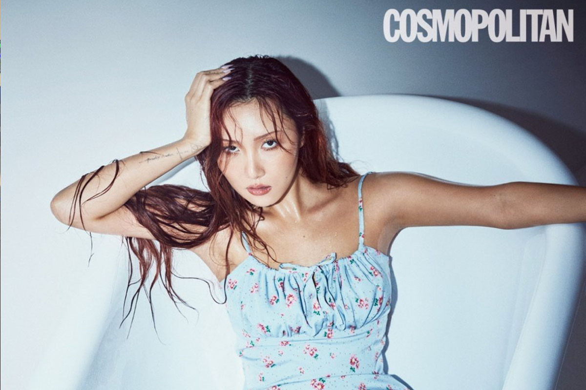 MAMAMOO's Hwasa becomes cover star for August issue of 'Cosmopolitan'