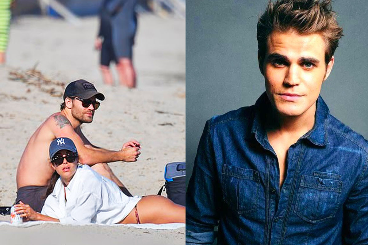 Vampire Diaries star Paul Wesley spending time on Malibu beach with wife
