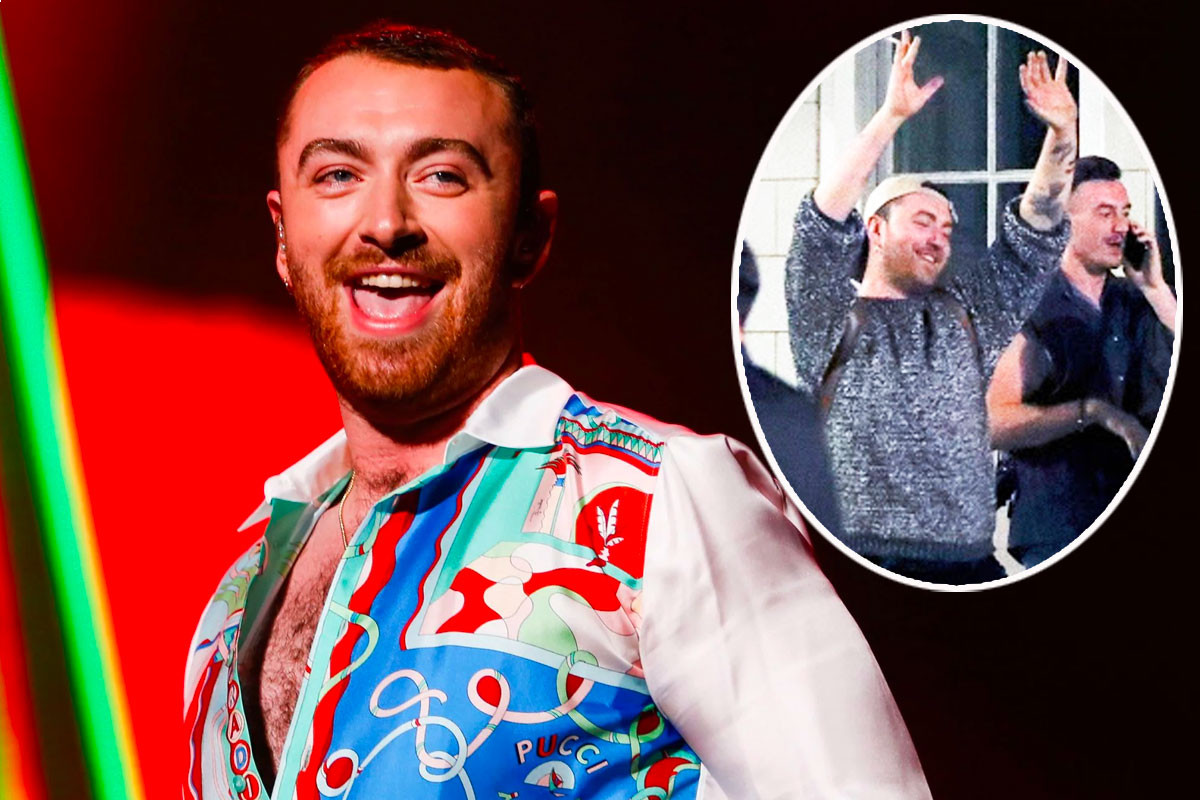 Sam Smith dancing adorably when hearing the COVID-19 lockdown is cut-off