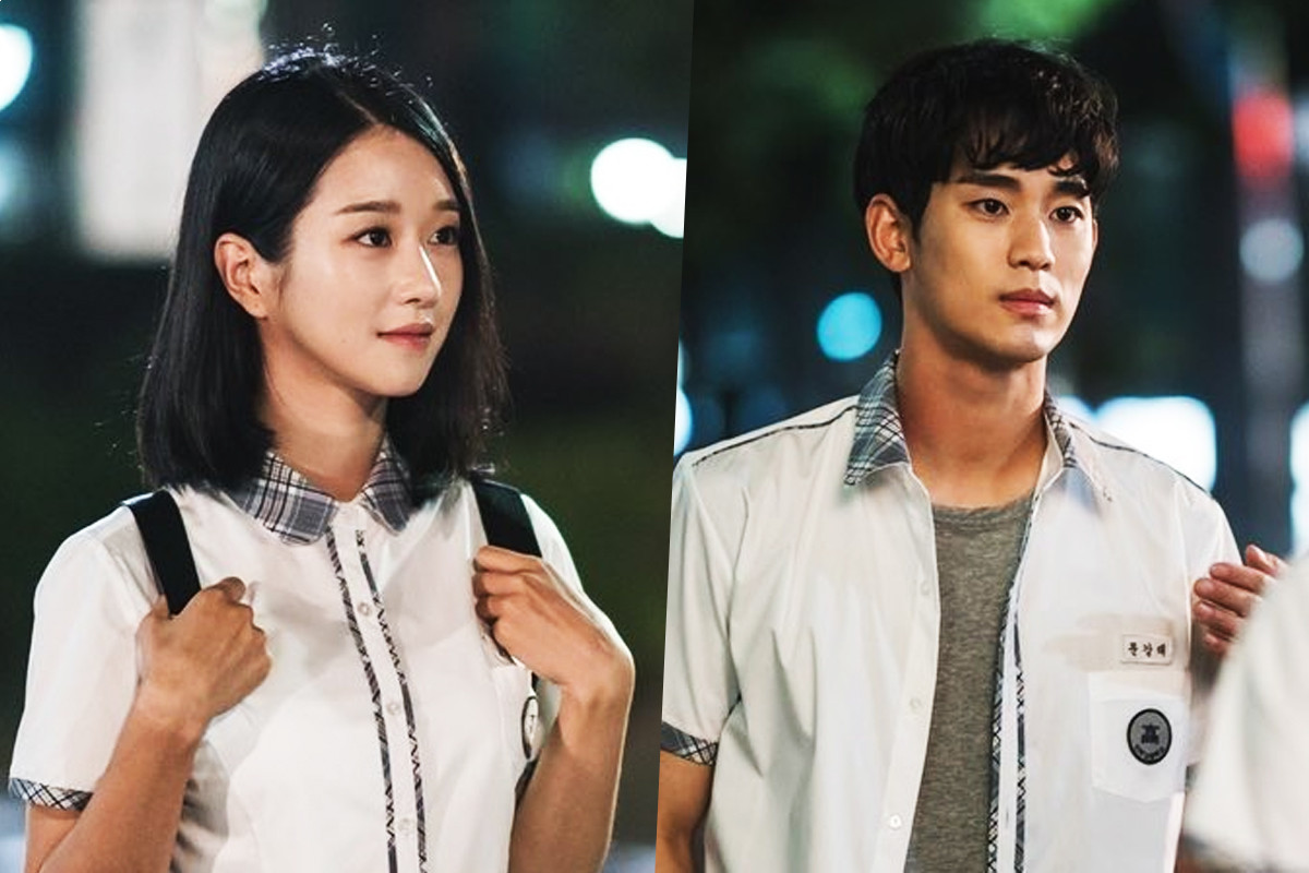 Seo Ye Ji and Kim Soo Hyun gets fans excited by wearing school uniforms