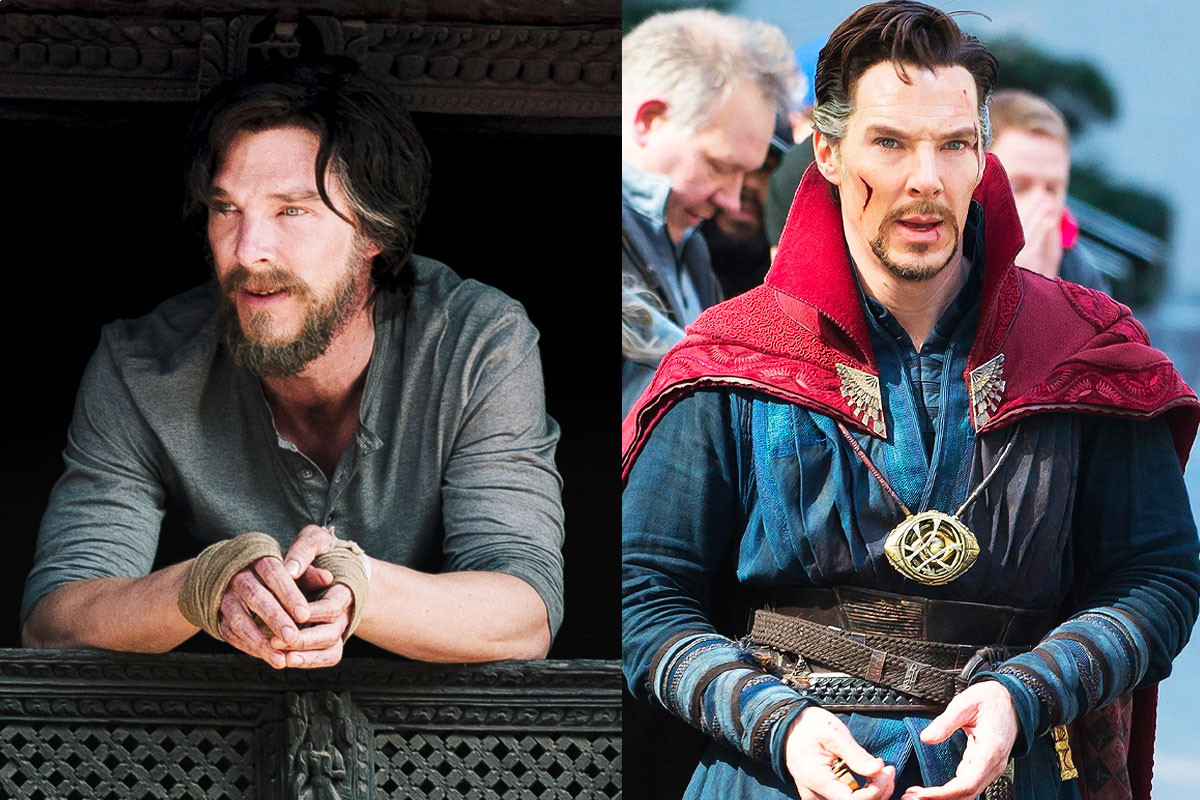 Benedict Cumberbatch stepped out in Doctor Strange costume