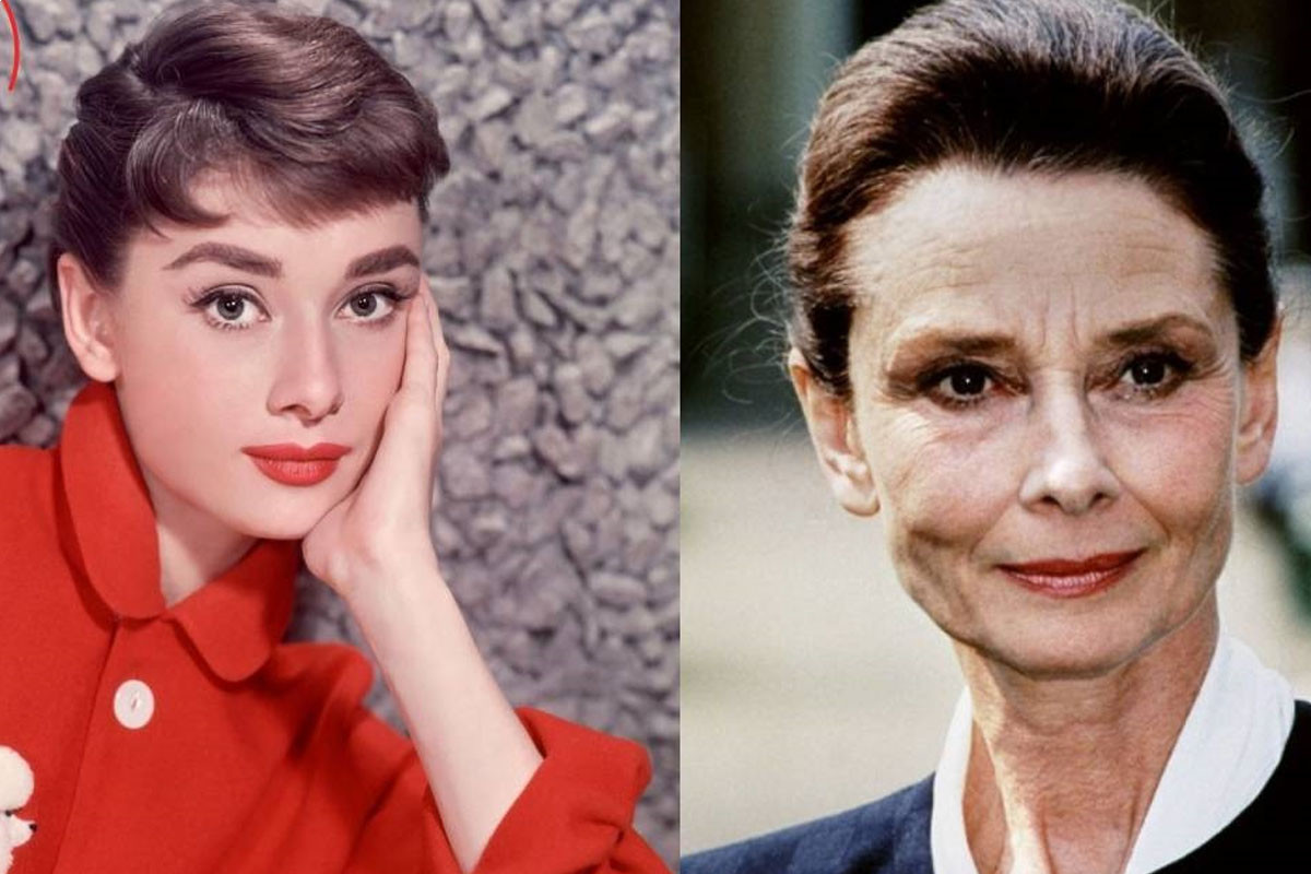 The icon of the world's beauty - Audrey Hepburn was scraggy due to lack of food