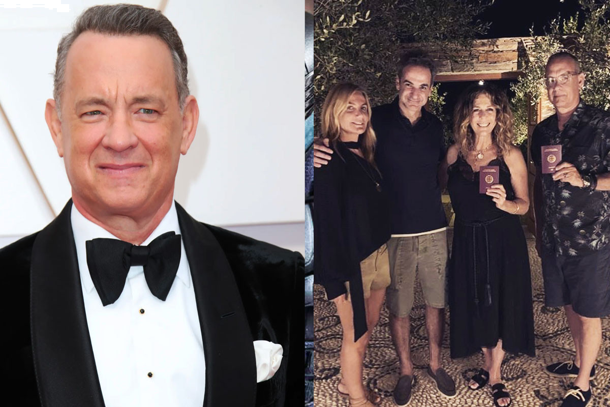 Tom Hanks and Rita Wilson now become "proud" Greek citizens