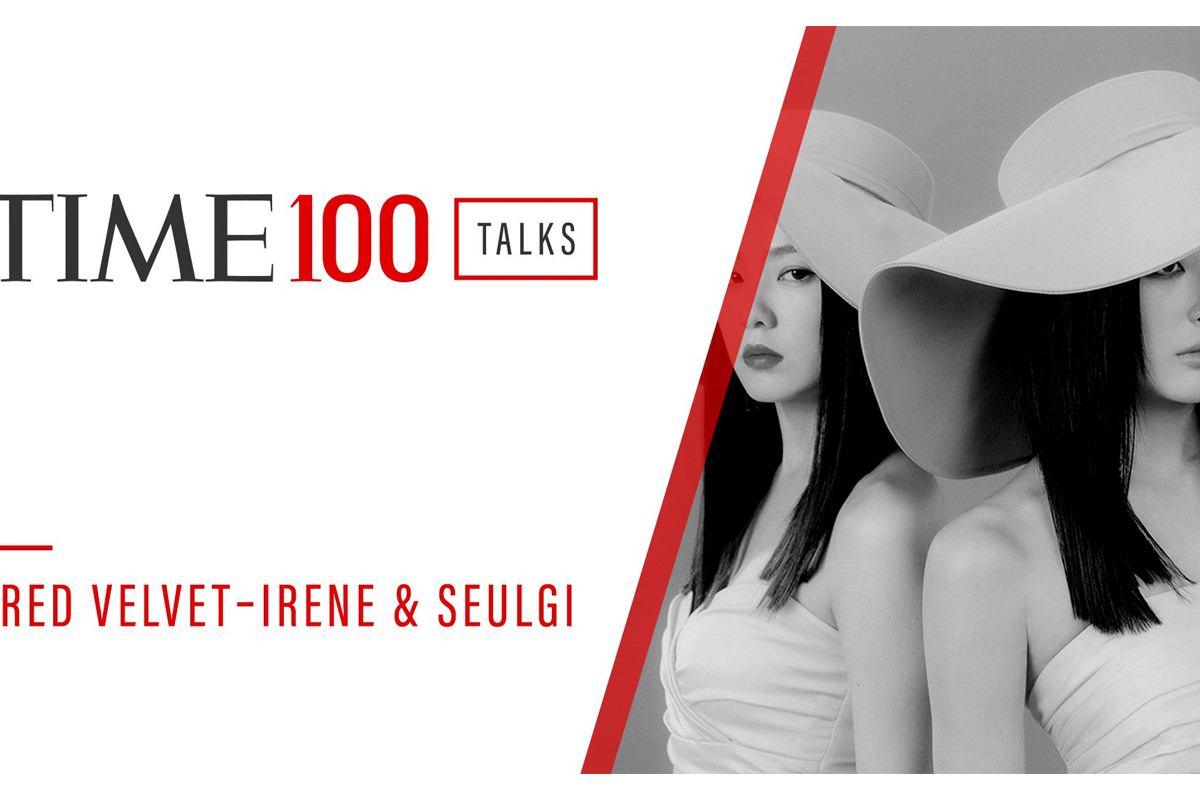 Irene, Seulgi decorate closing stage for 'Time100 Talks'