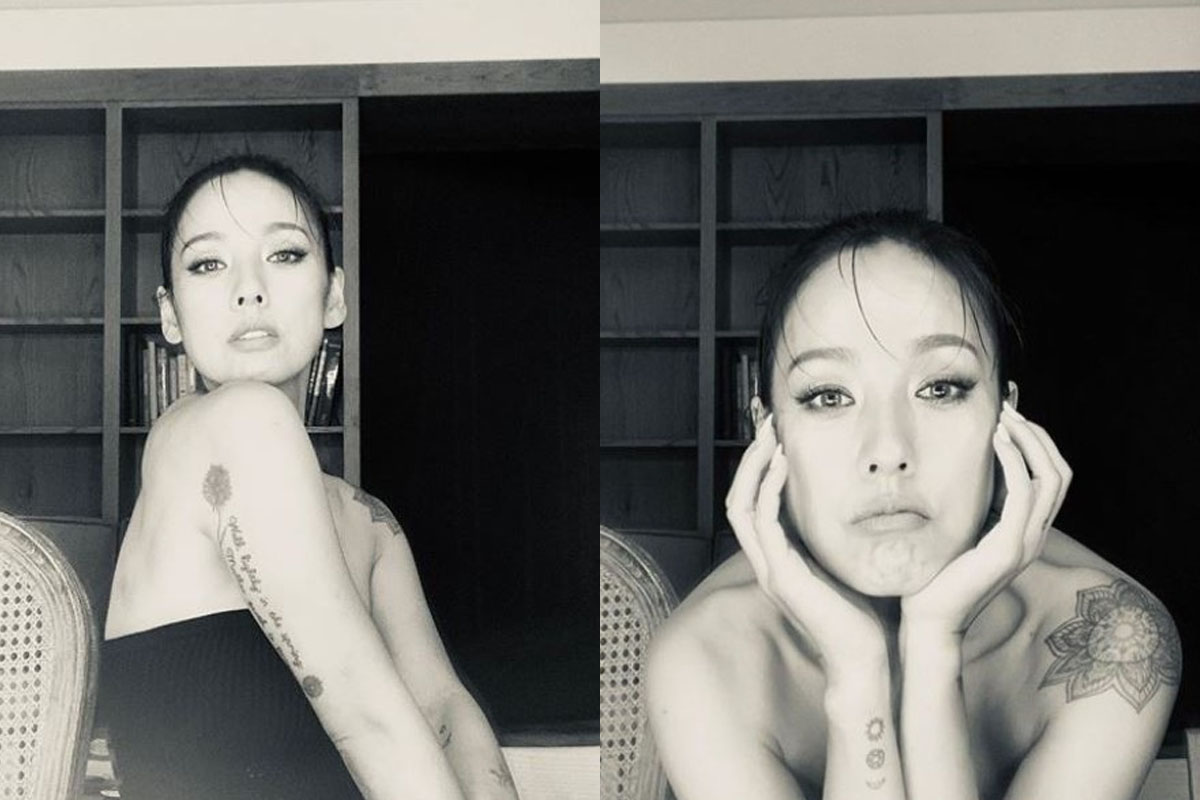 LindaG Lee Hyori shows her unique selfies before recording