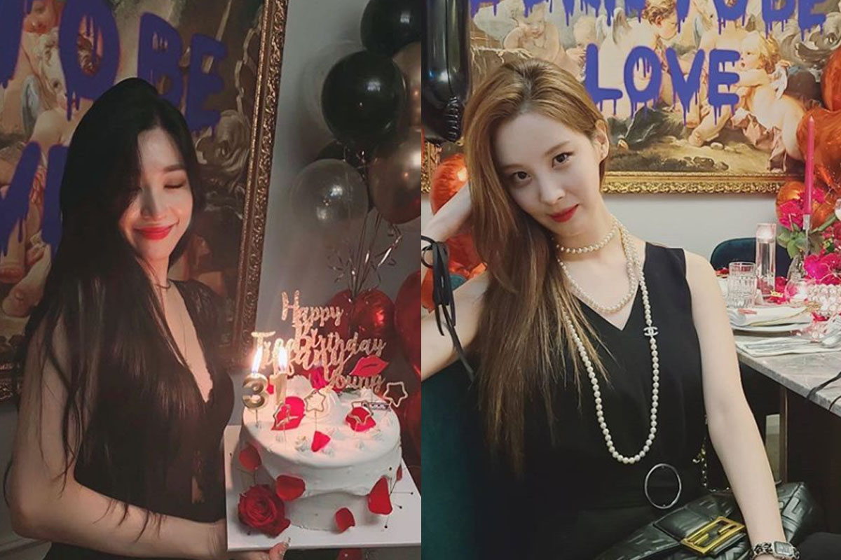 SNSD's Seohyun shows off charisma as goddess at Tiffany's birthday party