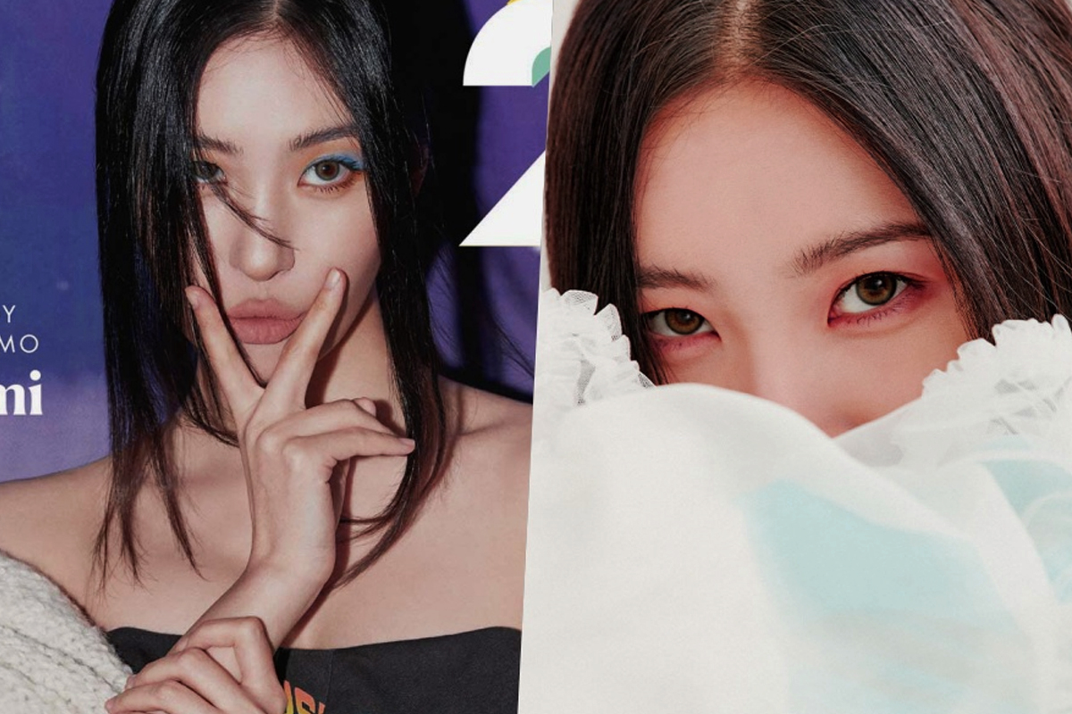 Sunmi appears with pretty purple at the cover of Cosmopolitan