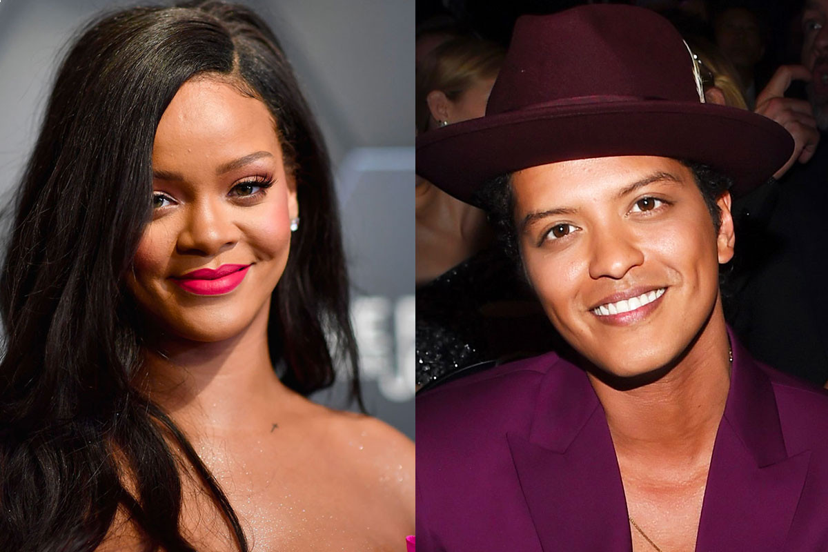 Bruno Mars desperately asks Rihanna to star in Fenty Skin ads