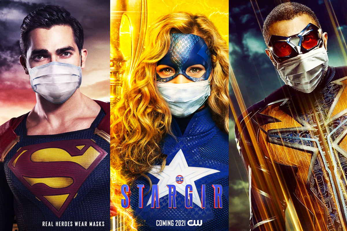 CW releases new posters: "Real heroes wear masks"