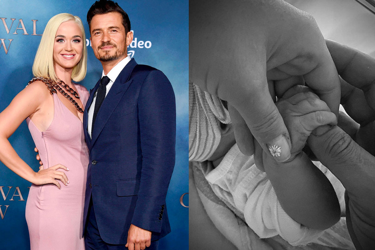 Katy Perry and Orlando Bloom welcome their baby daughter