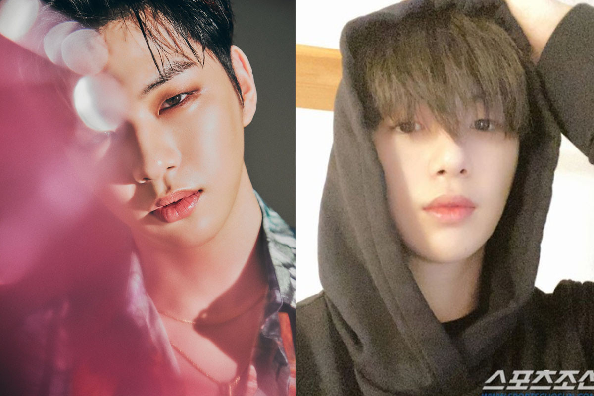 Kang Daniel shares handsome images with his long bangs