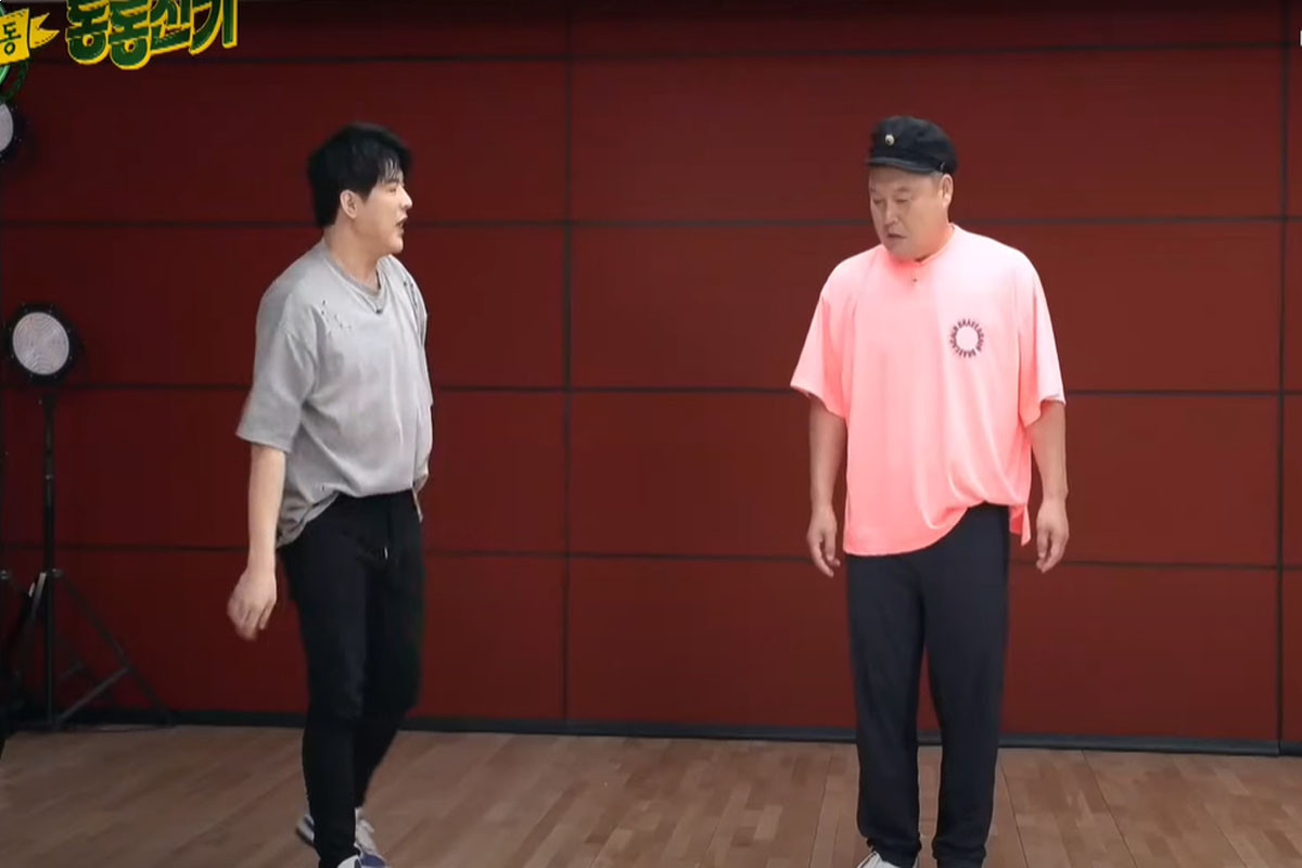 Kang Ho Dong And Shindong Dance “My House” Taught By 2PM’s Wooyoung And Stray Kids’ Bang Chan