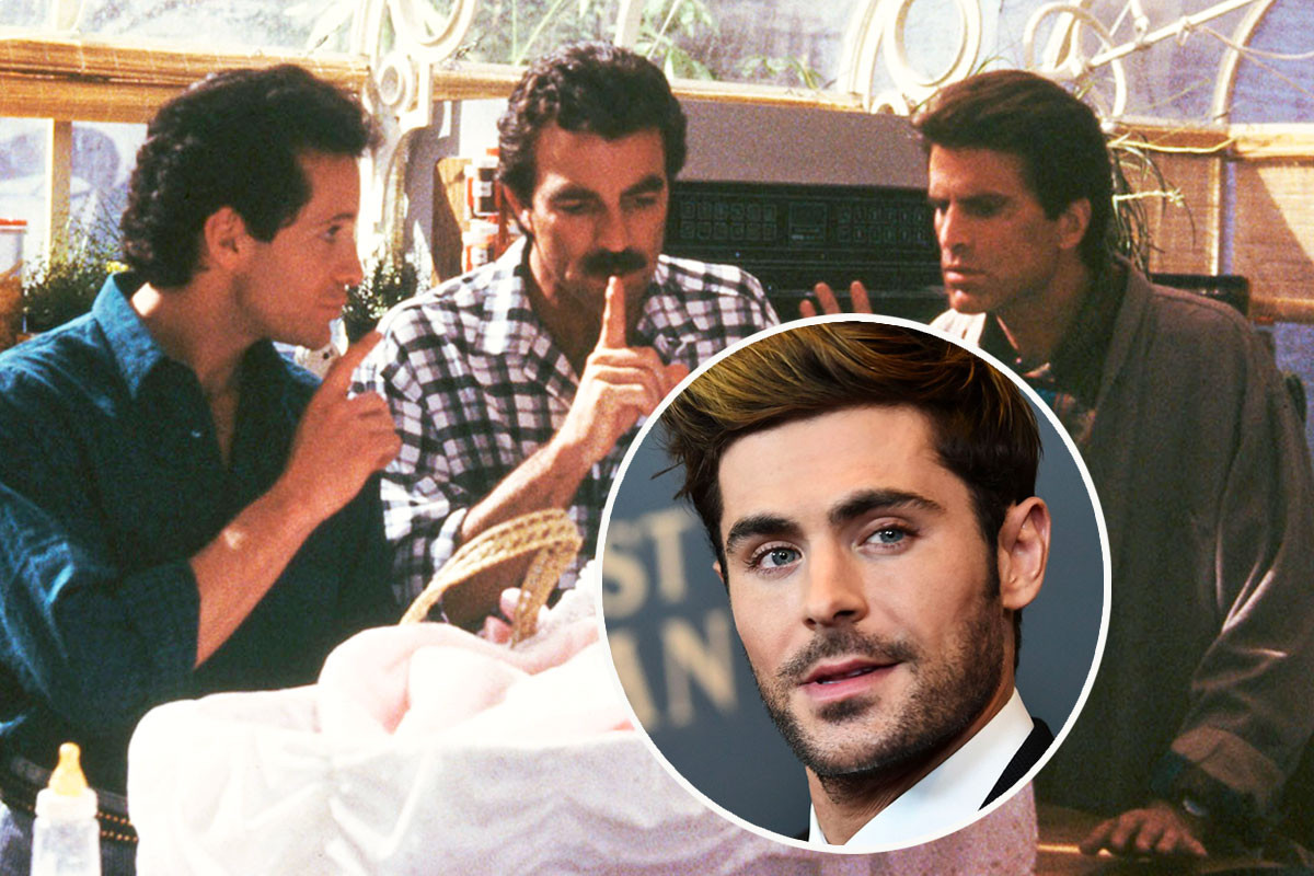 Zac Efron set to star in "Three Men And A Baby" remake