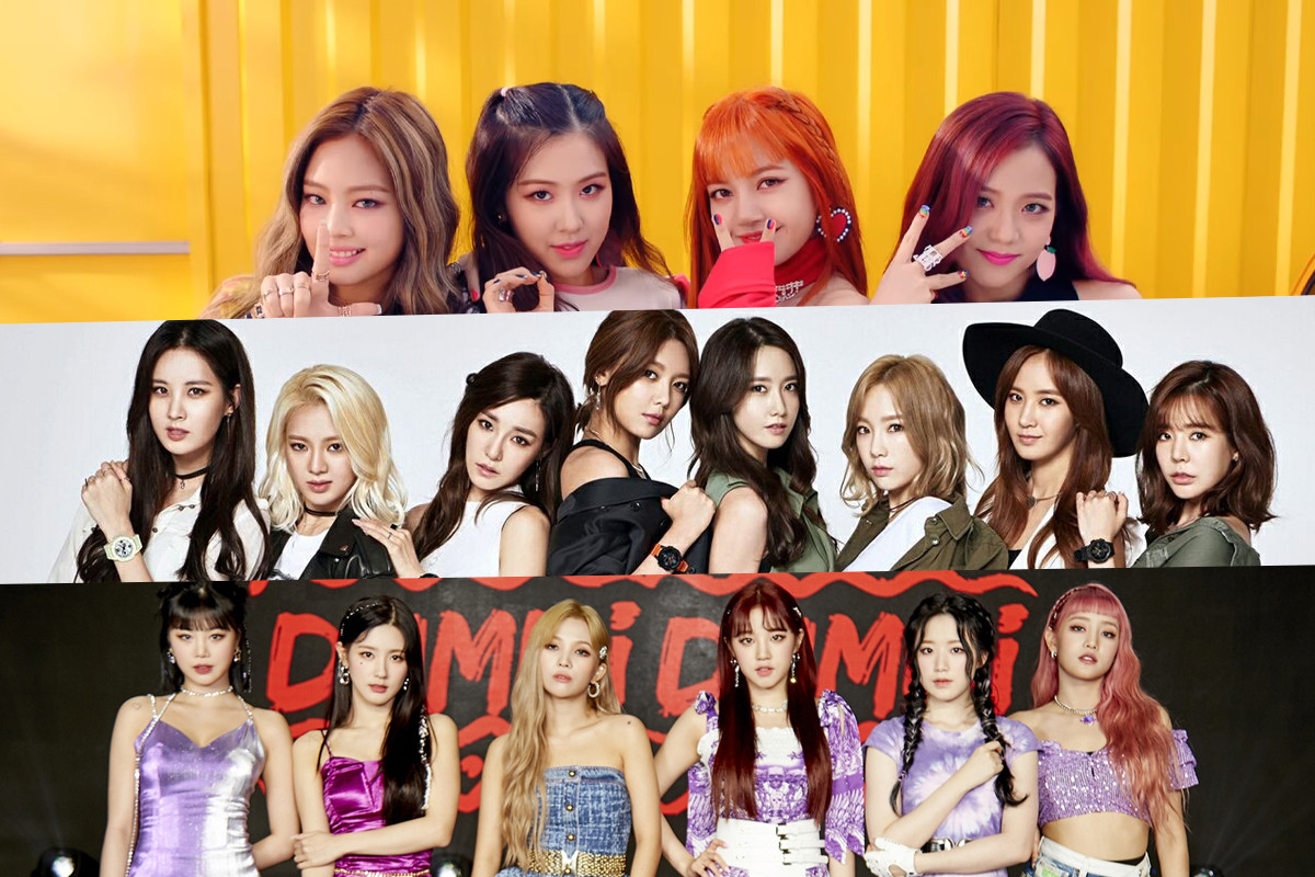 10 most searched K-Pop girl groups on Melon in August 2020