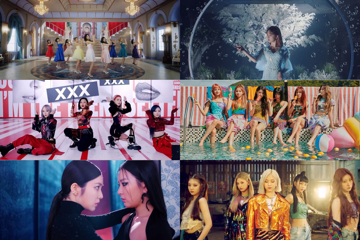 20 MVs which gained the most views in August 2020 from K-Pop girl groups