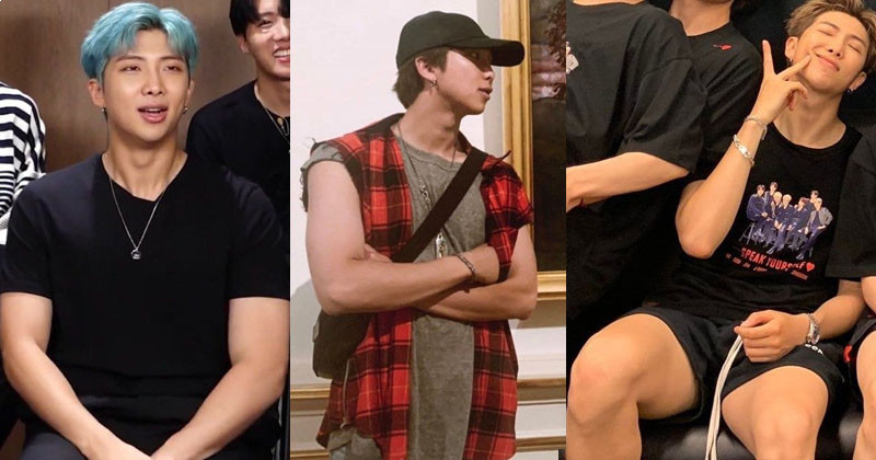 Before And After Photos Of BTS’s RM That Show The Bulk Up Is Real