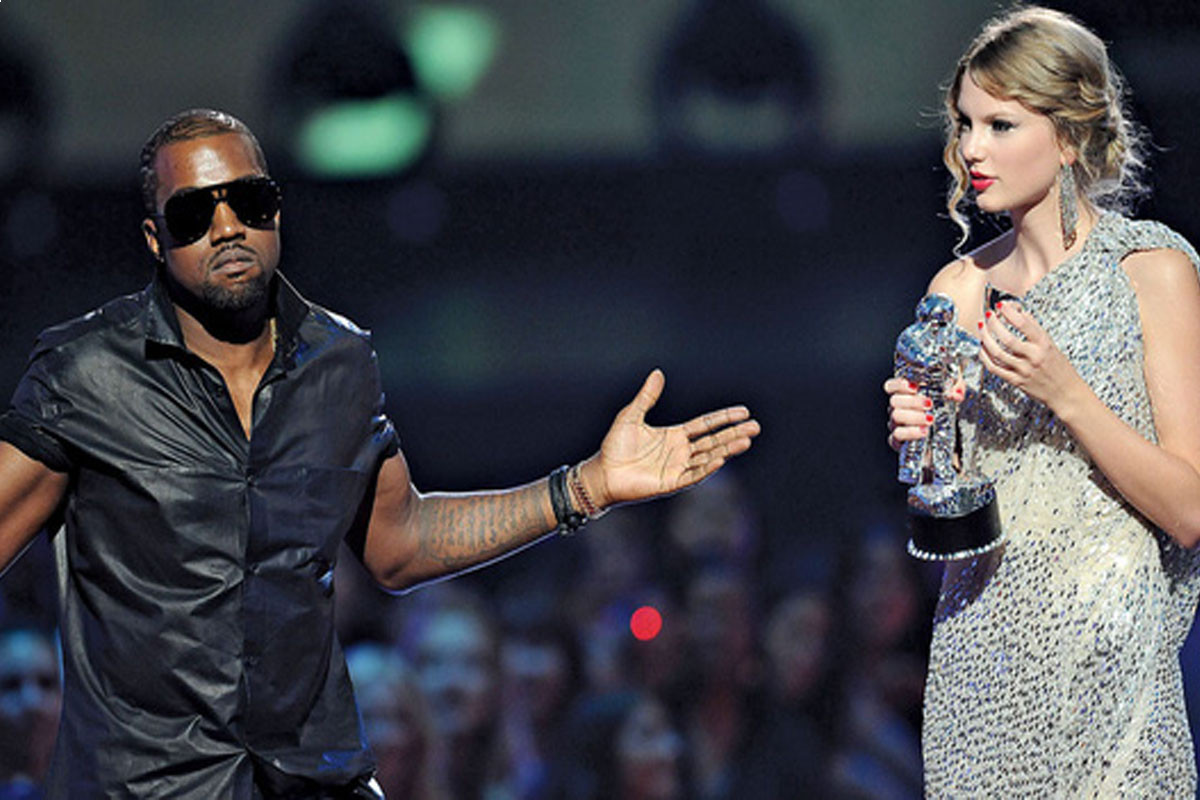 Kanye West spoke about grabbing Taylor Swift's microphone