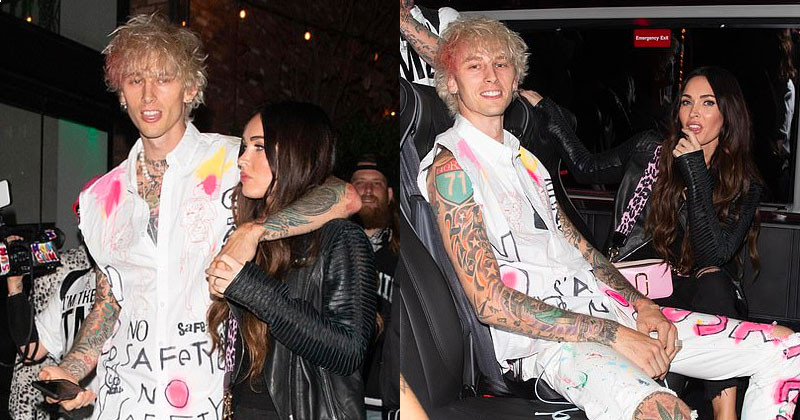 Megan Fox and Machine Gun Kelly Shows Loved-up Display After Dinner Date