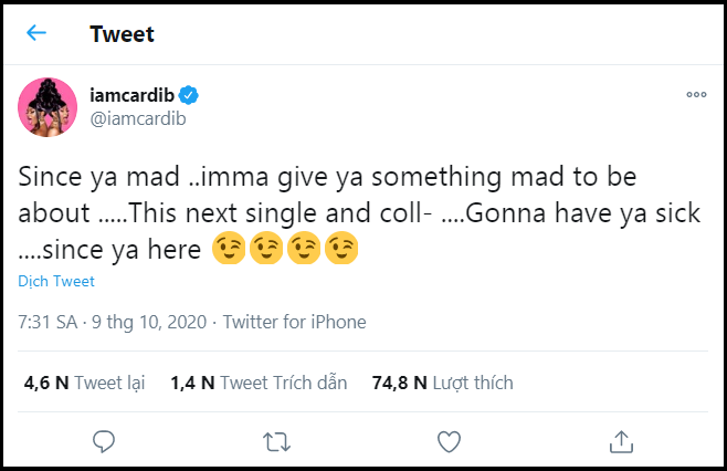 Cardi B and Nicki Minaj to have collaboration?
