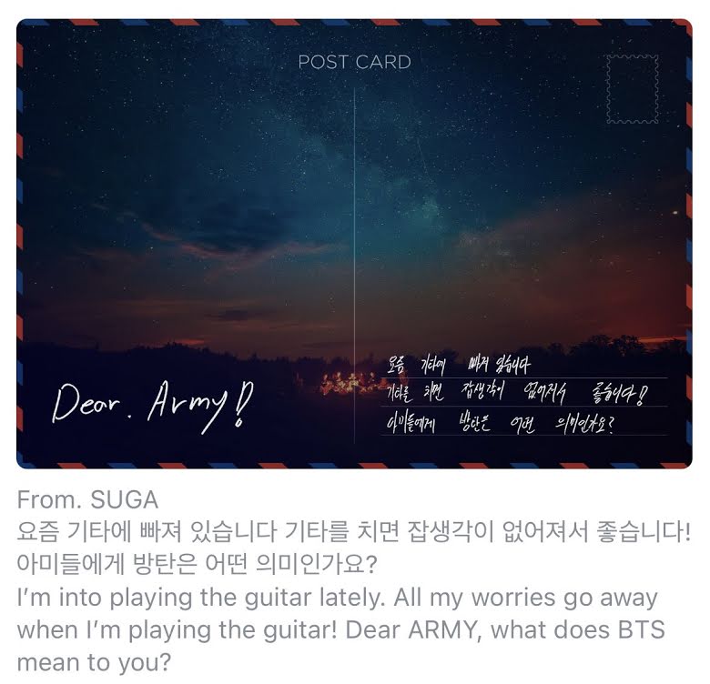 Attention ARMY! BTS’s Suga And J-Hope Write Postcards To You