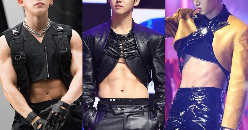 21 Male K-Pop Idols Who Wear Crop Tops And Make Our Jaws Drop