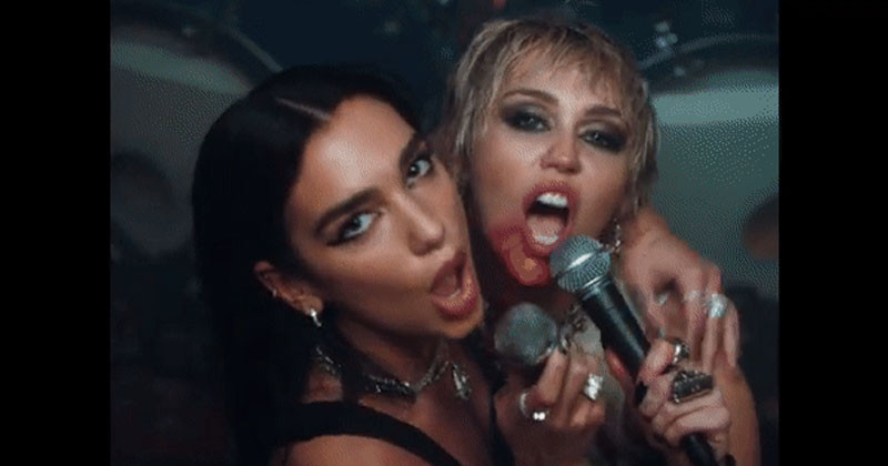 Miley Cyrus, Dua Lipa, Shawn Mendes and Justin Bieber released MVs in the same day
