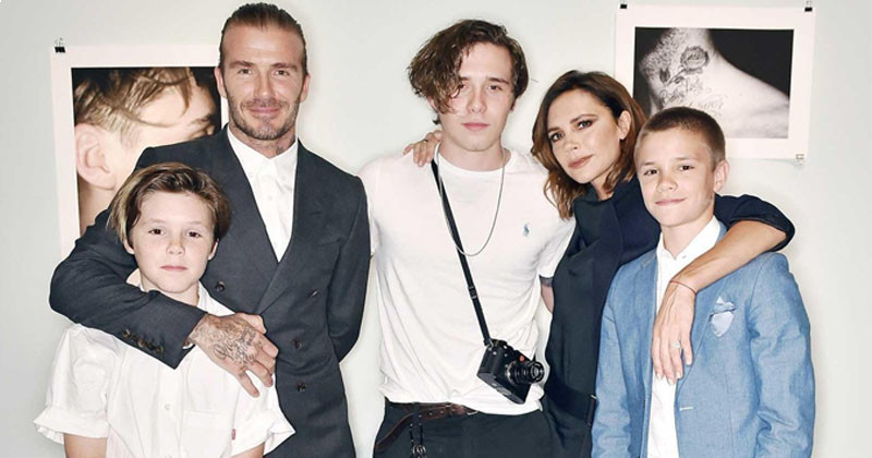 The Beckhams Celebrated New Year At Nicola's House