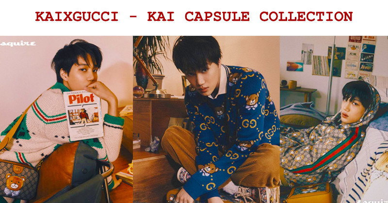 EXO KAI Being S.exy And Cute Af In His First Collection With GUCCI - 'Kai Capsule Collection'