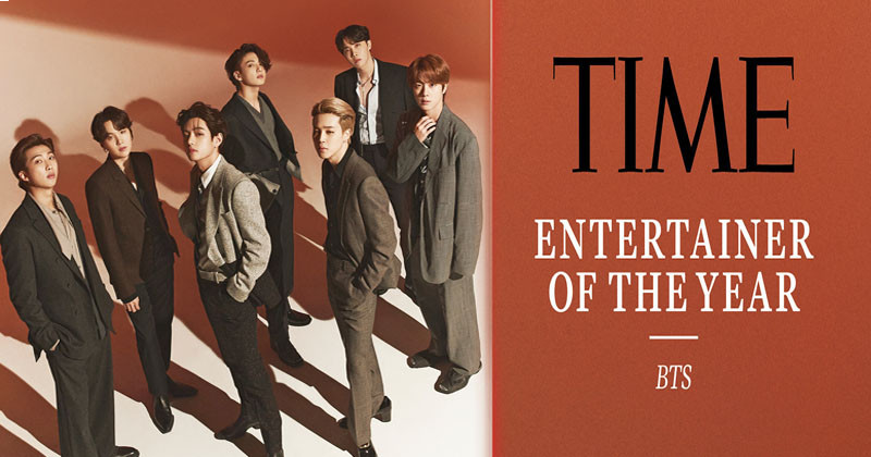 BTS Becomes “2020 Entertainer Of The Year” Chosen by TIME