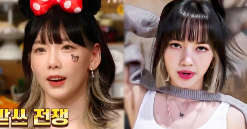 What Happens When Taeyeon and BLACKPINK Lisa Have The Same Hairstyle?