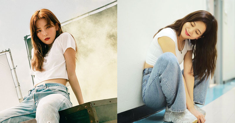 5 Female Idols Showed Off Their Beautiful Figure Just In Basic Blue Jeans and White Shirts