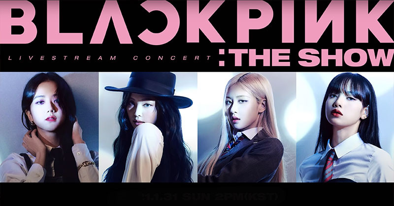BLACKPINK Released Poster #2 for "THE SHOW" and Announced Postponement To Next Year