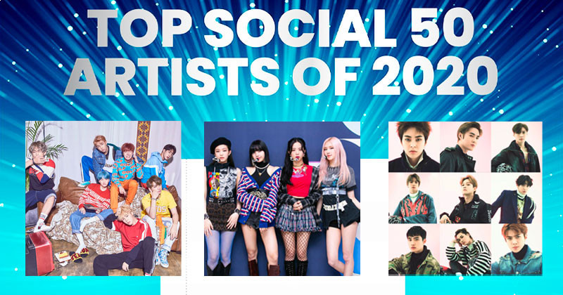 BTS, EXO, BLACKPINK and More Appear on 2020 Billboard's Top Social 50 Artists