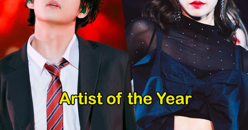 BTS V  and BLACKPINK Lisa Win "Artist of the Year" at Bousnid Awards 2020