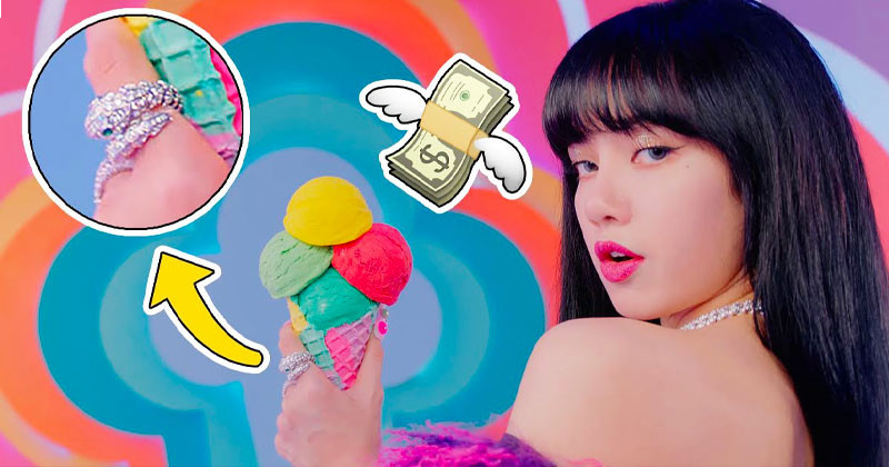 The 10 Most Expensive Jewelries Worn By BLACKPINK Lisa In “Ice Cream”