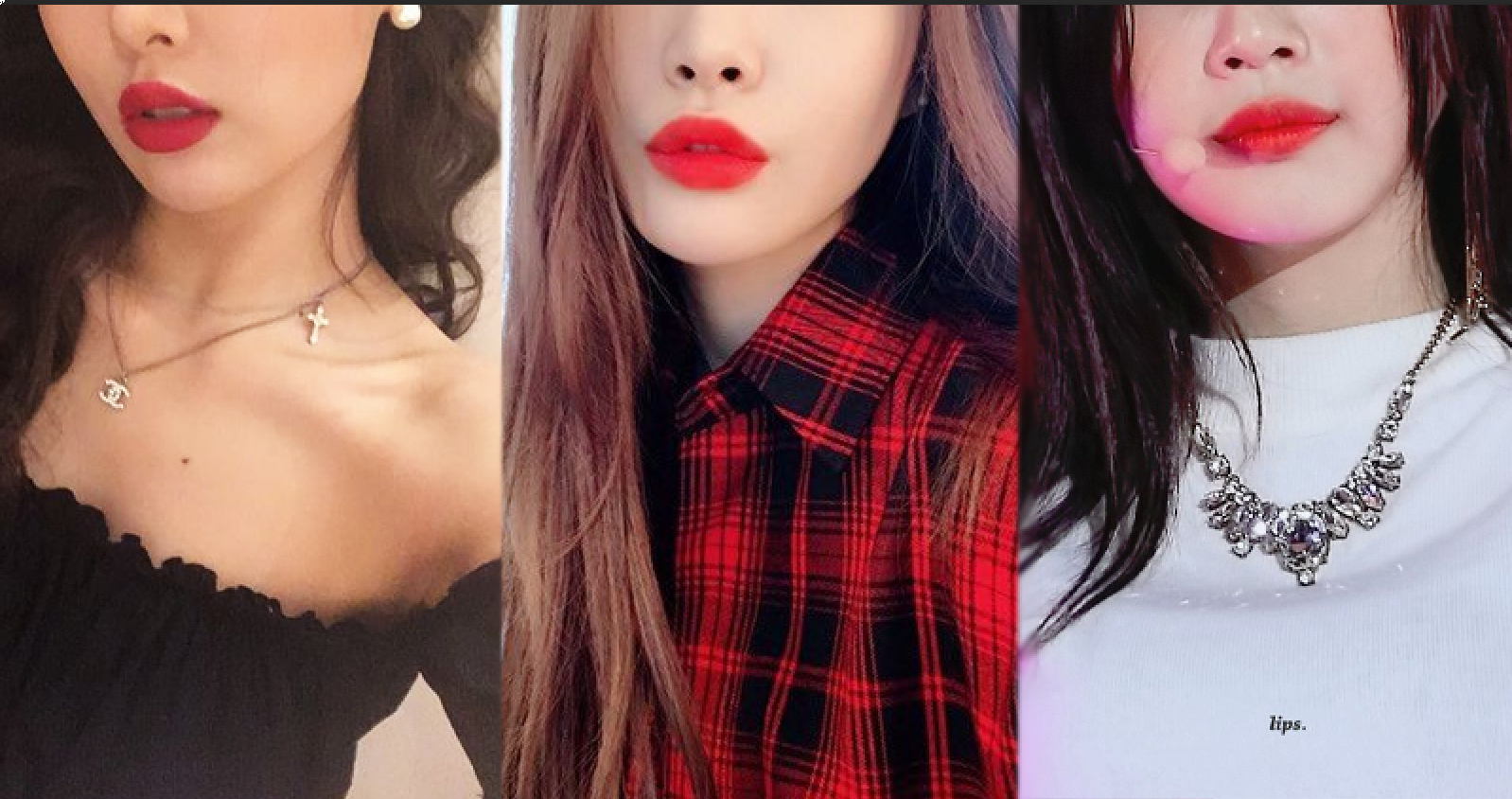 Top 7 Female K-Celebrities Look Best in Red Lipstick Selected by Dispatch